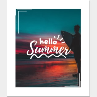 Hello Summer Posters and Art